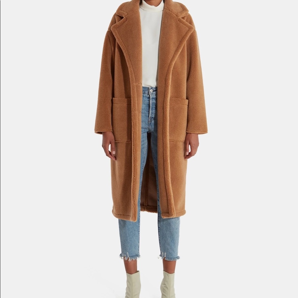 Billie the Label Bronte Teddy Coat, Size Small, New with Tags